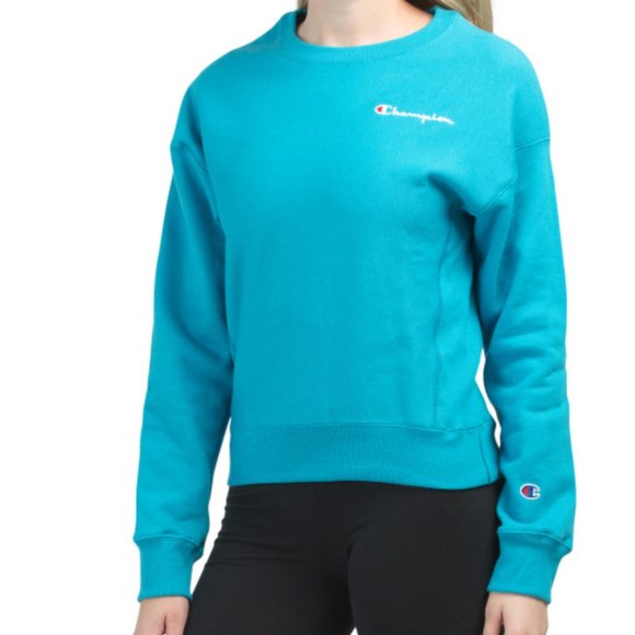 NWT Champion Turquoise Sweatshirt - Picture 1 of 3